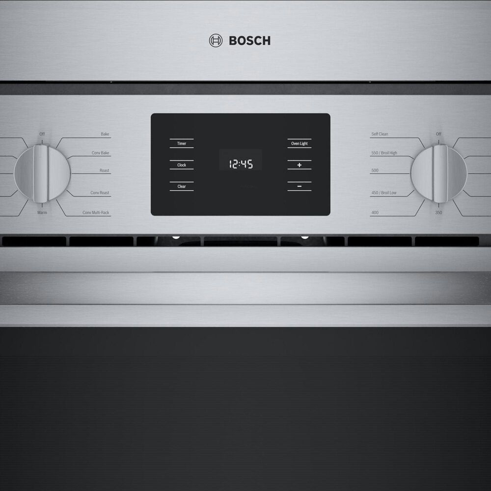 Bosch 500 Series 30&quot; Built-In Combination Electric Convection Wall Oven in Stainless Steel, , large