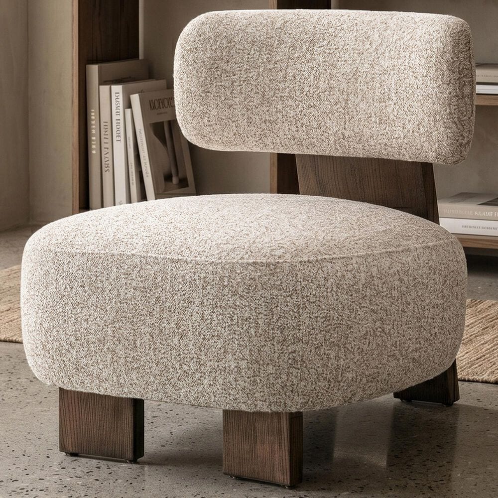 Furniture of America Carson Accent Chair in Cinnamon Sprinkle, , large