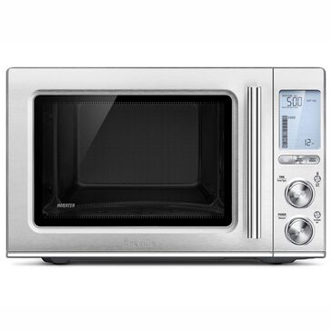 Breville 1.2 Cu. Ft. Countertop Smooth Microwave Oven in Brushed Stainless Steel, , large