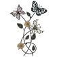 Timberlake Lavish Home Garden Butterfly Metal Art in Distressed Paint, , large