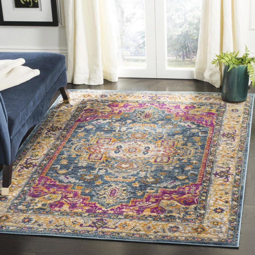 Safavieh Madison MAD202M-3 3" x 5" Multicolor Area Rug, , large