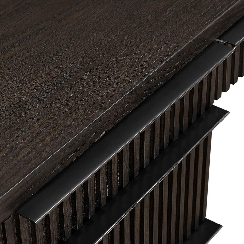 Wycliff Bay Tulane Office Credenza with Hutch in Dark Chocolate, , large