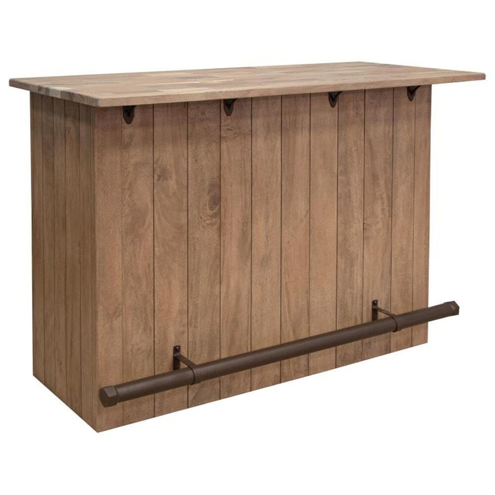 International Furniture Wood and Metal Parota 3-Piece Bar Set in Natural, , large