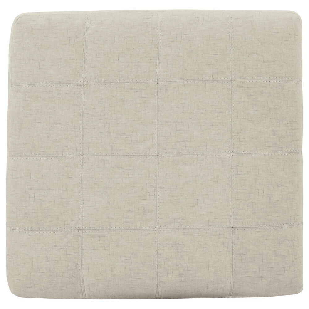 Ashley Falkirk Oversized Accent Ottoman in Parchment, , large