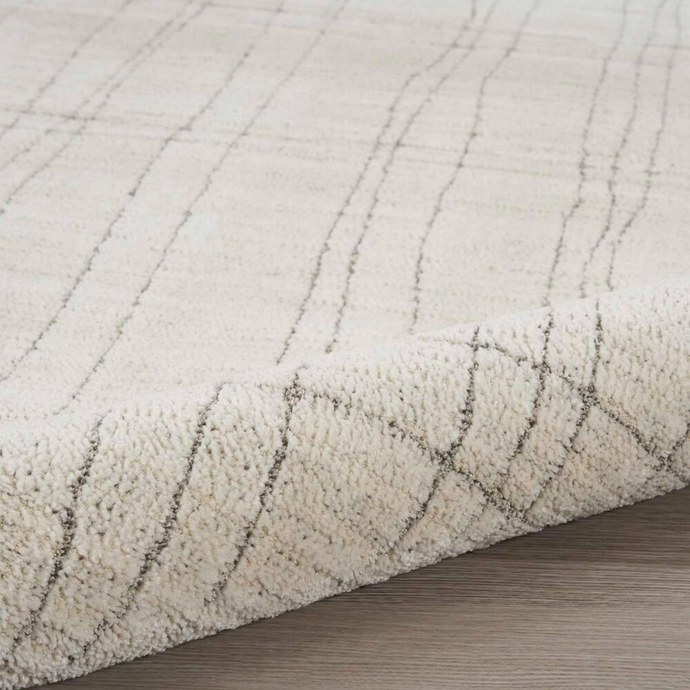 Nourison Andes AND03 3&#39;11&quot; x 5&#39;11&quot; Ivory and Grey Area Rug, , large
