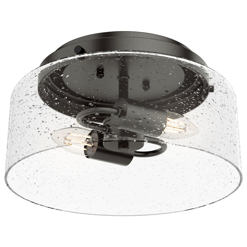 Hunter Hartland 2-Light Flush Mount in Noble Bronze, , large