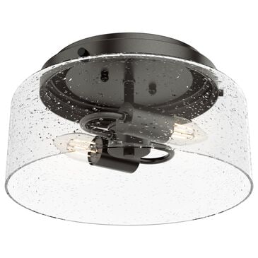 Hunter Hartland 2-Light Flush Mount in Noble Bronze, , large