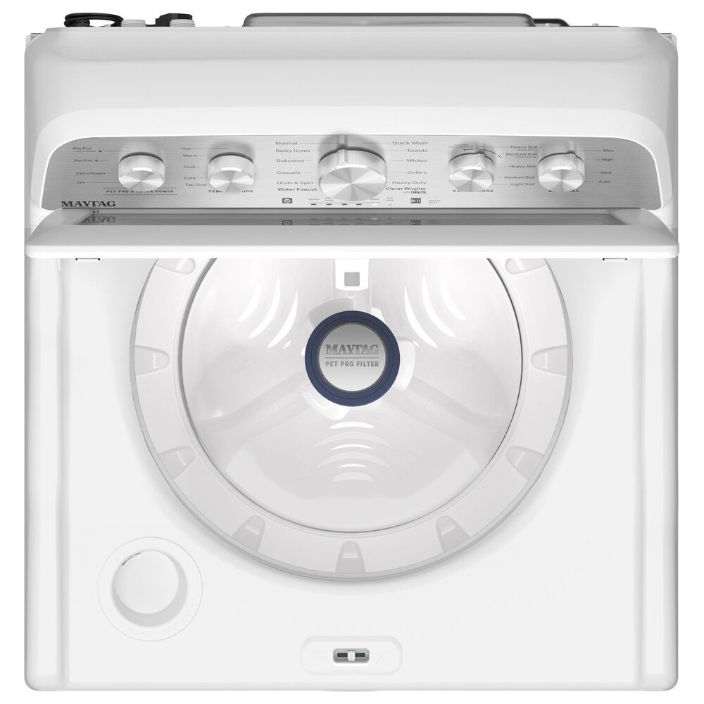 Maytag 4.7 Cu. Ft. Top Load Pet Pro Washer in White, , large