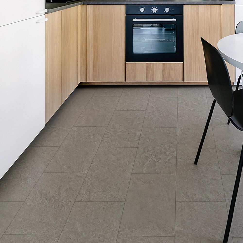 COREtec Balanced Retreat Mineral Gray Slate 12" x 24" Luxury Vinyl Tile, , large