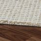 L&R Resources Criss Cross Beige and Ivory 12" x 15" Area Rug, , large