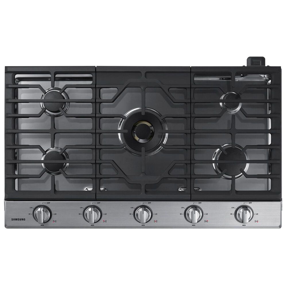Samsung 36" Gas Cooktop with Wi-Fi Connectivity in Stainless Steel, , large