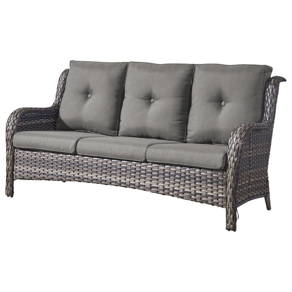 Sunwell Garden Outdoor Sofa in Gray, , large