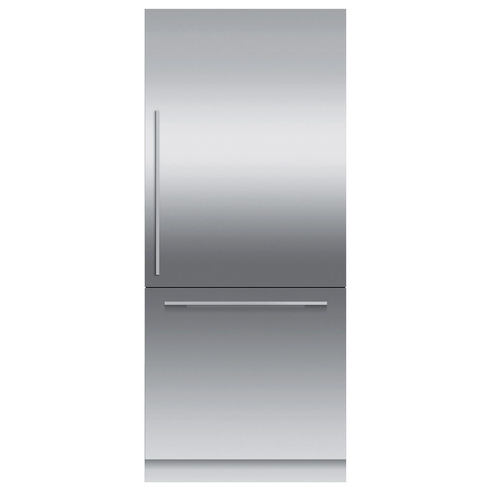 Fisher &amp; Paykel 2-Piece Contemporary Square Fine Handle Kit for RS36W Bottom Freezer in Stainless Steel, , large