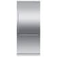 Fisher & Paykel 2-Piece Contemporary Square Fine Handle Kit for RS36W Bottom Freezer in Stainless Steel, , large
