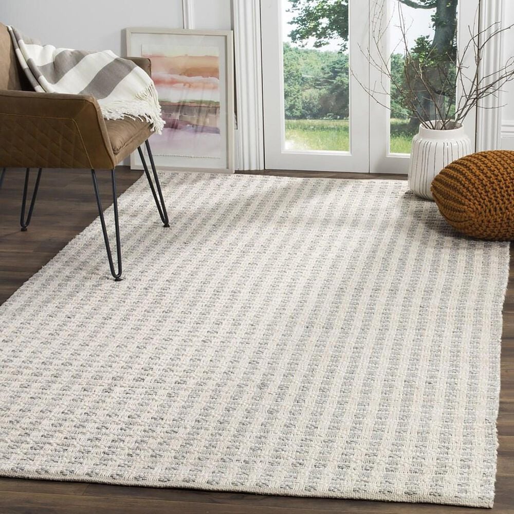 Safavieh Natura NAT402A 8&#39; x 10&#39; Grey and Ivory Area Rug, , large
