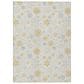 Dalyn Rug Company Wonderland WN31 5" x 7"6" Ivory Indoor/Outdoor Area Rug, , large