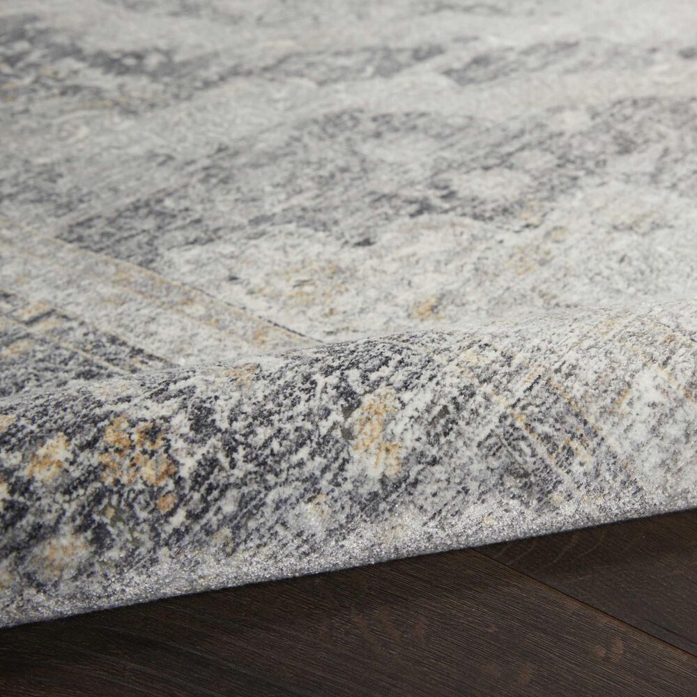Nourison Starry Nights STN05 8&#39; x 11&#39; Charcoal and Cream Area Rug, , large