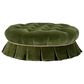 Jennifer Taylor Home Roquefort 24.5" Dog Sofa Bed with Box-Pleated Skirt in Olive Green, , large