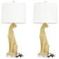 Maple and Jade Polystone Glam Table Lamp in Gold, , large