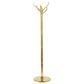 Maple and Jade 5-Hook Freestanding Coat Rack in Polished Gold, , large