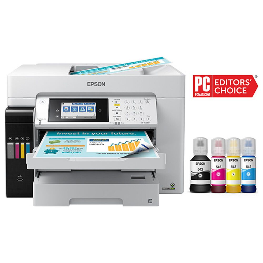 Epson EcoTank Pro ET-16650 Wide-format All-in-One Supertank Printer in White, , large