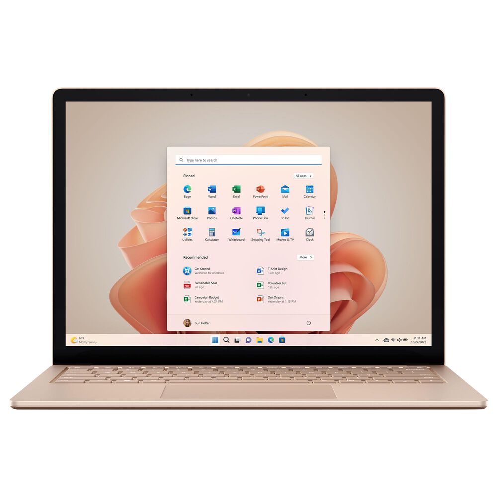 Microsoft 13.5" Surface Laptop 5 | Intel Core i5-1235U - 8GB RAM - Intel Iris Xe Graphics - 512GB SSD in Sandstone, , large