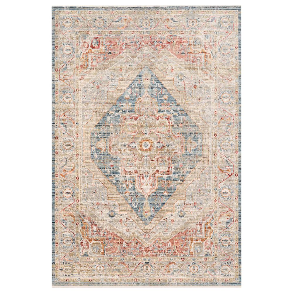 Loloi Claire CLE-04 5"3" x 7"9" Blue Area Rug, , large