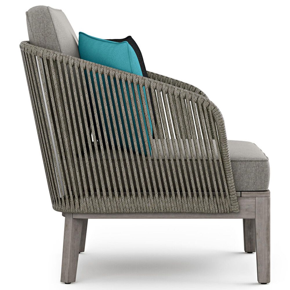 Hearth and Haven Carmel Outdoor Conversation Chair with Cushion in Sand Drift, , large