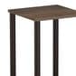 HOMLUX 2-Tier Turn-N-Tube End Table in Walnut and Brown, , large