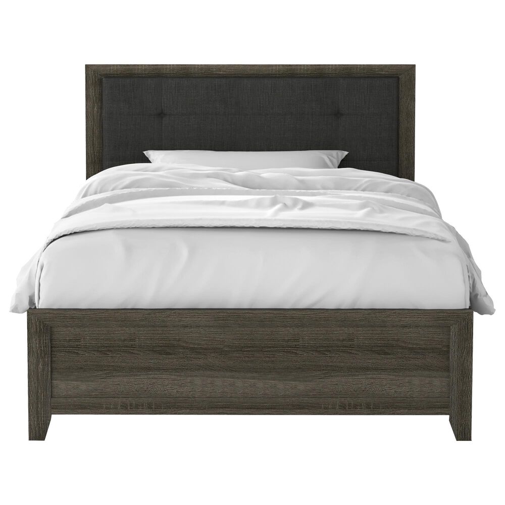 Furniture of America Lyons Twin Panel Bed in Charcoal, , large