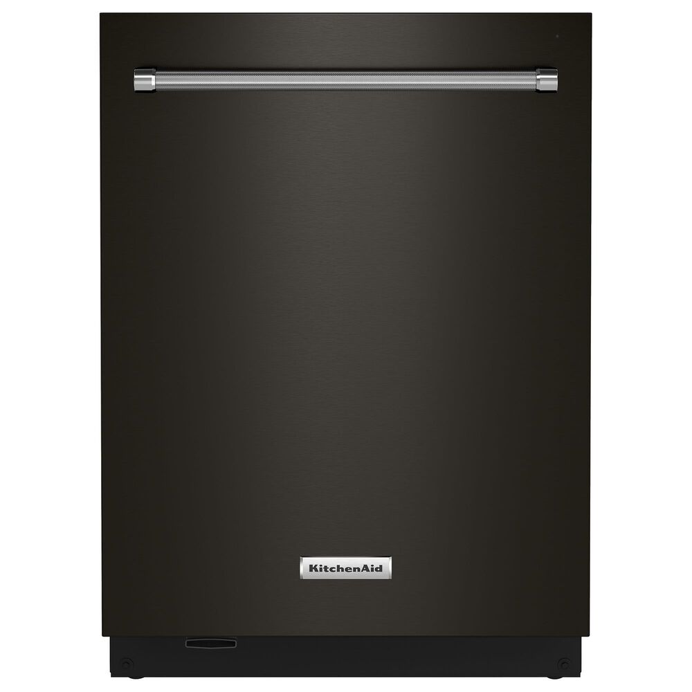 KitchenAid 44 dBA Built-In Bar Handle Dishwasher with FreeFlex 3rd Rack and Top Control in Black Stainless Steel, , large