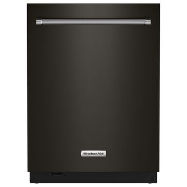 KitchenAid 44 dBA Built-In Bar Handle Dishwasher with FreeFlex 3rd Rack and Top Control in Black Stainless Steel, , large