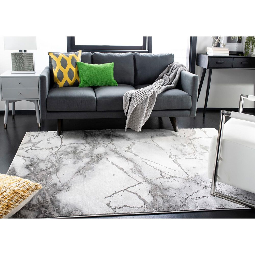 Safavieh Craft CFT877G 8&#39; x 10&#39; Grey and Silver Area Rug, , large