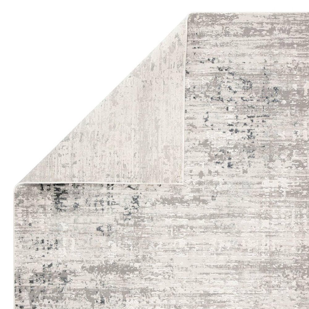 Jaipur Cirque Cian Light Gray and Dove 2&#39;6&quot; x 8&#39; Runner, , large