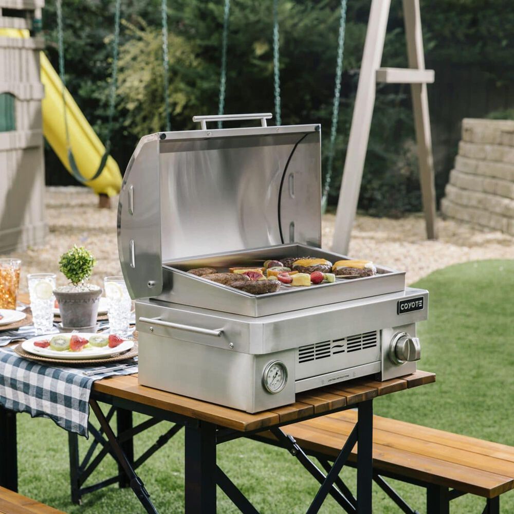 Coyote Outdoor CCVRPG-CT Portable Liquid Propane Gas Grill in Stainless Steel, , large