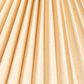 Creative Coop Andi Resin Table Lamp with Pleated Shade in Brown, , large