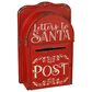 The Gerson Company 15" Metal Holiday Mailbox with Gold Accented in Red, , large