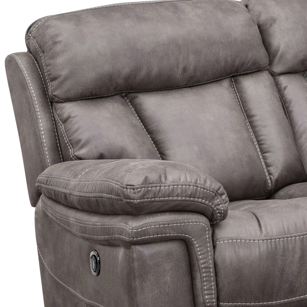 Blue River Estelle 3-Piece Power Reclining Living Room Set in Gunmetal, , large
