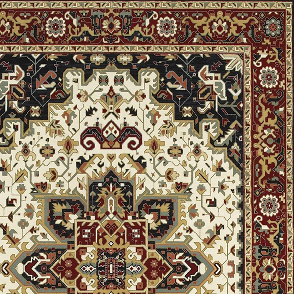 Oriental Weavers Kashan 096W1 1&#39;10&quot; x 3&#39; Red Area Rug, , large
