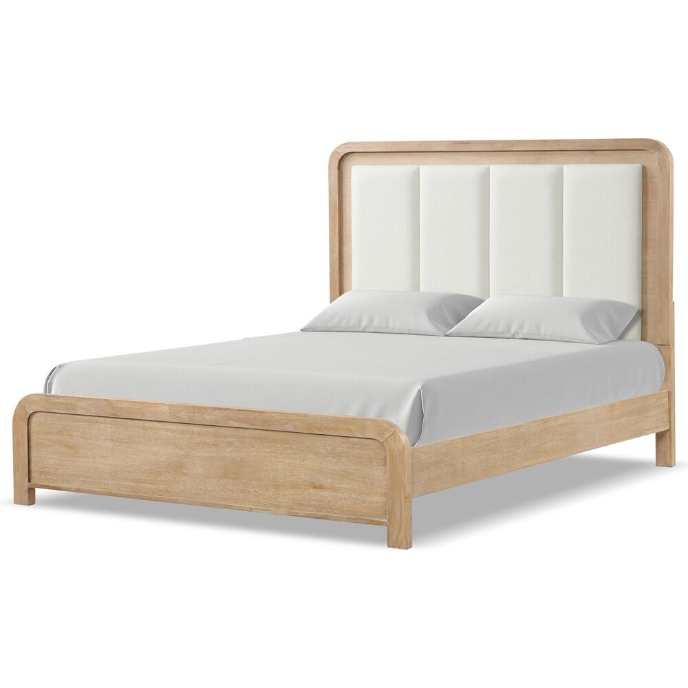 Furniture of America Handforth Queen Panel Bed in Natural, , large