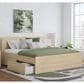 Ashley Onita King Panel Platform Bed with 1 Side Storage in Natural, , large