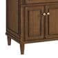 James Martin Vanities Lorelai 72"Double Vanity in Mid-Century Walnut with 3 cm Arctic Fall Solid Surface Top, , large