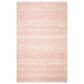 Safavieh Micro-Loop Southwestern 5" x 8" Pink and Ivory Area Rug, , large