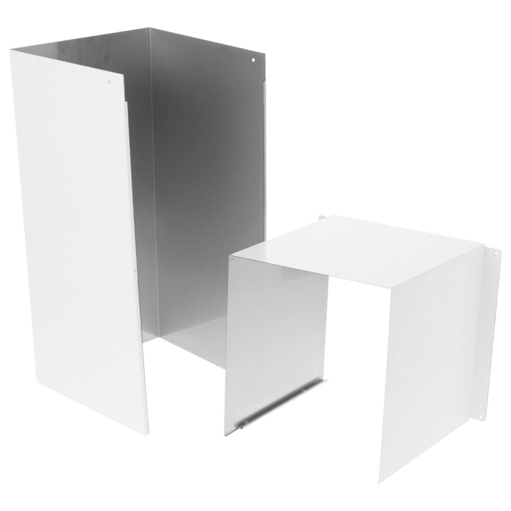 Cafe 10" Duct Cover Extension in Matte White, , large