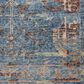 Jaipur Eden Acantha 3" x 10" Aegean Blue Runner, , large