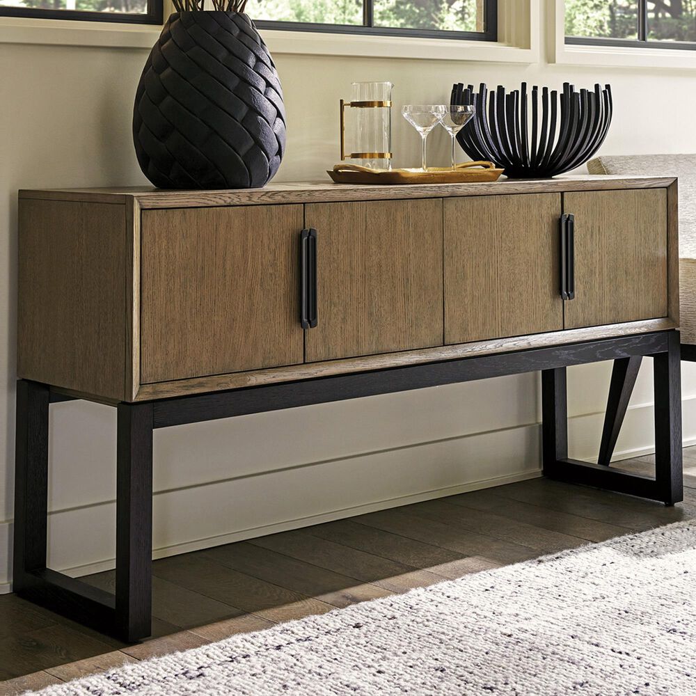 Lexington Furniture Zanzibar Tavola Sideboard in Medium Taupe, Espresso and Dark Umber, , large