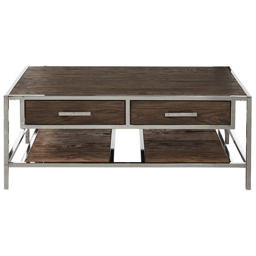 Accentric Approach Accentric Accents Benton Coffee Table in Rich Chocolate Brown, , large