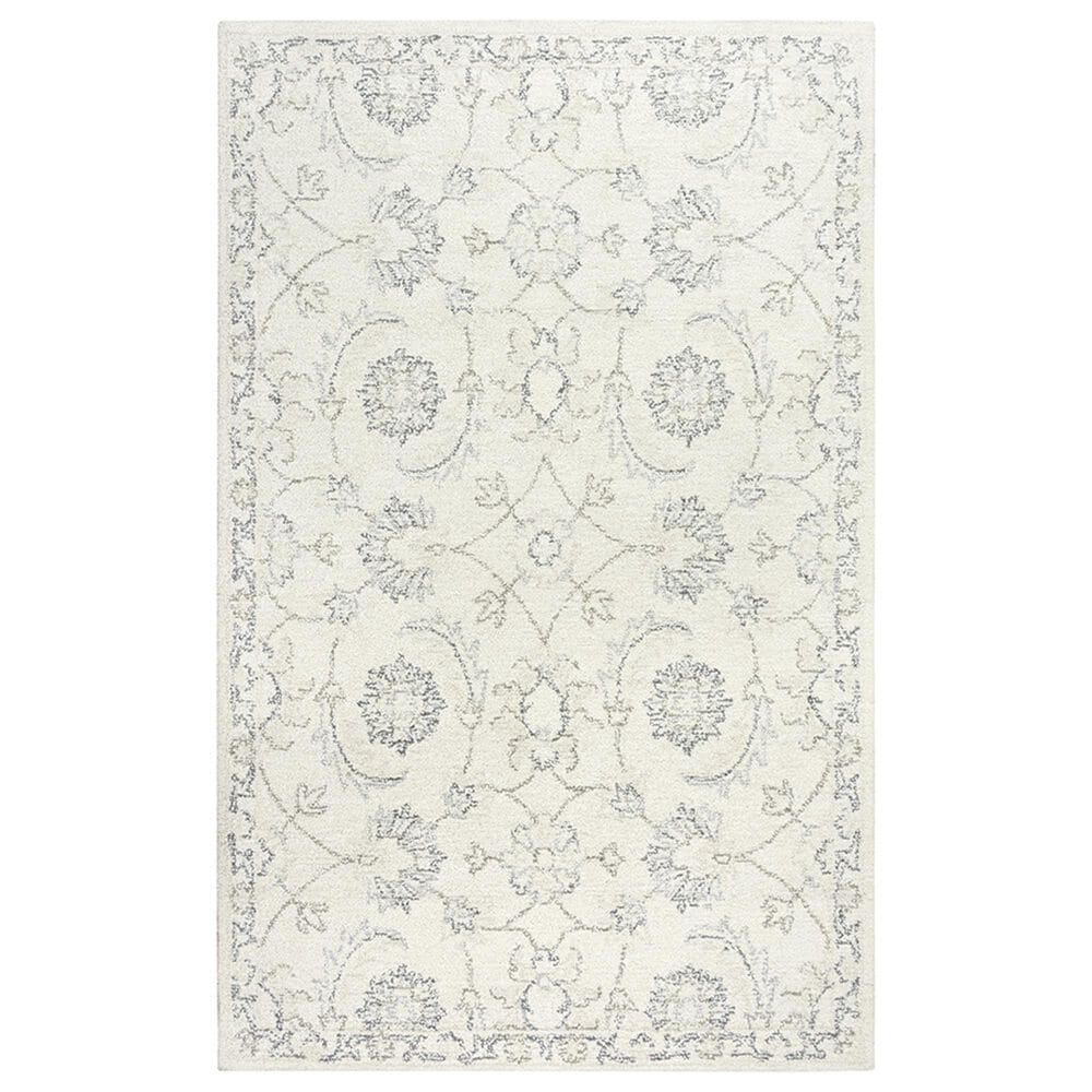 RIZZY Harmony Oriental 5" x 7"6" Ivory Area Rug, , large