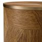 Eichholtz Velutto Side Table in Caramel and Brushed Brass, , large