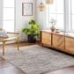 Surya Aida 3"11" x 5"10" Ivory, Medium Gray, Charcoal, Tan, Deep Teal and Beige Area Rug, , large